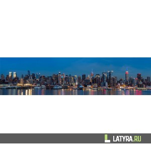 Интерьерная панель ХДФ Элит Мегаполис №2 2440х610х3 мм