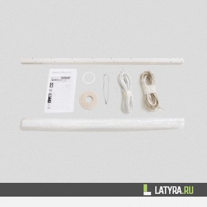 Комплект натяжного потолка 0.9*1.8м, Белый глянцевый