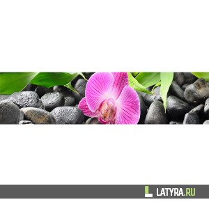 Интерьерная панель ХДФ Элит Орхидея №2 2440х610х3 мм