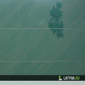 Листовая панель Аквамарин Лилия плитка 15х20