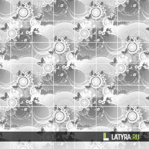 Листовая панель Фантазия Черный тюльпан