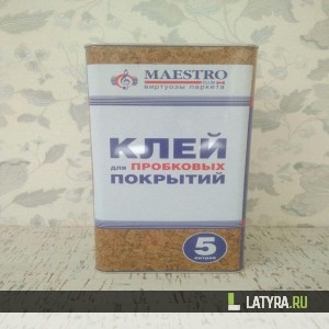 Клей для пробковых покрытий Maestro Club 5л