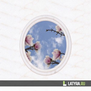 Потолок ПВХ Апласт Магнолия 2500х2000х9 мм