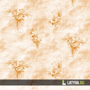 Стеновая панель ХДФ Апласт Букет цветов Орхидея 2440х1220х3 мм