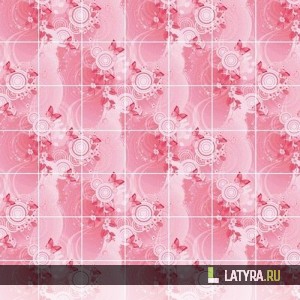 Стеновая панель ХДФ Апласт Фантазия Роза 2440х1220х3 мм