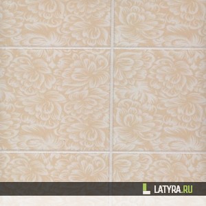 Стеновая панель ХДФ Апласт Флора "Слоновая кость" 2440х1220х3 мм