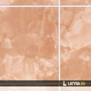 Стеновая панель ХДФ Апласт Малахит Терракот 2440х1220х3 мм